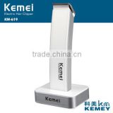 Kemei619 Super Slim Body Rechargeable Hair Trimmer For Man Family Travel Barber Use Hair Clipper