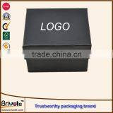 IN STOCK Small Black Custom Logo Two Pieces Paper Box for Watch
