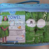 100% Cotton Children Bath Towel Beach Towel Hooded Towel thumbnail-4