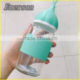 New Design Sport Water Bottle Portable Travel Juice Cup Leak Proof With Silicone Cover Gift Wholesale thumbnail-6