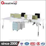4 Person Office Desk Office Computer Desk Office Table (QE-34F-4-02) thumbnail-1