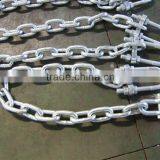Hot Dipped Galvanized Dragging Chain With Shackles
