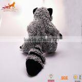 No Stuffing Raccoon Soft Plush Dog Toy Manufacturer Quality Choice thumbnail-3