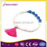 Strict QC Manufacturer Cotton Tassel Stretch Fashion Bracelet Bangle thumbnail-2