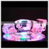 Fashion Crystal Sports Car Model With LED Lighting Base