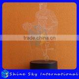 Customizable 7 Colors Light Flashing LED Night Light Creative Acrylic Decoration Night Light For Halloween Christmas thumbnail-3