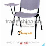 hotsale plastic school training chair withtable arm AH-008