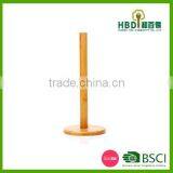 BSCI Factory High Quality Bamboo Wood Kitchen Roll Holder, Roll Holder Wholesale thumbnail-1