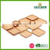 Whole|sale Distinctive Bamboo Wood Food Serving Dish Tray thumbnail-6