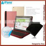 For ipad Bluetooth Keyboard leather case
