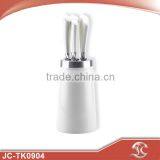 2016 New Product Hollow Handle Anti-baterial Knife Set