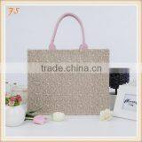 2015 New Design Jute Shopping Bag With Lace Cover thumbnail-4