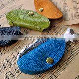 Boshiho Leather Design Genuine Leather Stylish Leather Earphone Pouch thumbnail-2