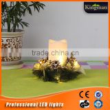 flickering flame flameless moving wick led candle light