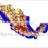 Mexico Digital Map