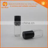 Square Small Plastic Container With Black Cap Cosmetic Empty Nail Polish Case thumbnail-3