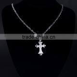 New Fashion Stainless Steel Man Cross Stainless Necklace thumbnail-5