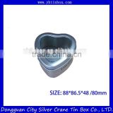 Heart-shape Chcolate Tin Box With PVC Window