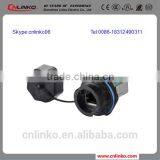 IP67 Waterproof Electric Male Cat5 RJ45 Female Connector for Network thumbnail-3