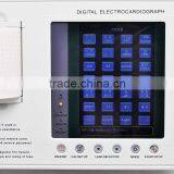 Hospital 7 Inch Color Graphic LCD Display Portable 3 Channels 12 Lead Ecg Machine thumbnail-2