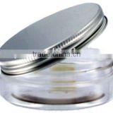 100ml PET wide mouth clear perfume bottle for lotion applicator