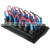New 6 Gang Circuit LED Rocker Waterproof Marine Boat Yacht Switch Panel 12V/24V thumbnail-1