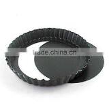 Aluminium Non-stick Round Fluted Tart Mould With Removable Bottom thumbnail-1