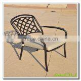 Audu 3 Pieces Patio Garden Outdoor Cast Aluminium Bistro Set thumbnail-3
