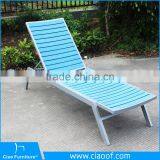 Outdoor Rattan Lounge Furniture Aluminum Sun Lounger Beach Chair thumbnail-1
