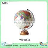 YGL1325 Plastic Deskpot Globe With Wood Base thumbnail-2