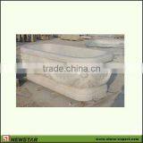 White Marble Stone Bathtub thumbnail-1