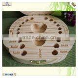 Wholesale Special Hot Stamped Wood Baby Teeth Box thumbnail-1