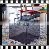 2016 Comfort Acrylic Furniture Sofa,brown Fabric Acrylic Leg Modern Two Seats Sofa thumbnail-3