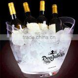 Wholesale Cheap Price Lighting Logo Plastic Portable Party Ice Bucket