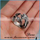 Personalized Ring 316 Stainless Steel Retro Jewellery Casting Dragon Ring for Men thumbnail-2