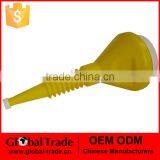 Home Car Motocycle Plastic Funnel Yellow Double Capped Funnel 150878 thumbnail-1