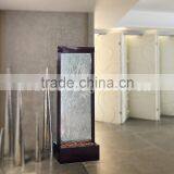 Stainless Steel Frame Glass Waterfall Green Bamboo Furniture thumbnail-2
