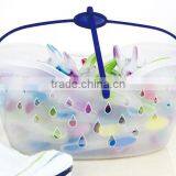 Good Quality Colored Plastic Outdoor Use Cool Laundry Baskets thumbnail-1