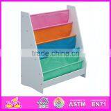 2014 New Kids Wooden Wall Shelf, Popular Children Wooden Wall Shelf and Hot Sale Colorful Baby Wooden Wall Shelf W08C044 thumbnail-2