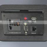 Air Support Desktop Electric Power Strip Socket With Usb Intereface thumbnail-1