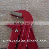 High Quality Chrome Vanadium Steel Adjustable Pipe Wrenches,Right Angle-type Straight Jaws thumbnail-2