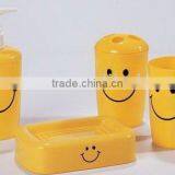 Hotel Customized Mix Design 4pcs Handmade Plastic Accessory Bathroom Set thumbnail-1
