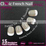 Fashion ABS Curved French Artificial Nail Art Tips Classic 24pcs Manicure thumbnail-3