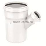 HIGH QUANLITY REDUCING SKEW TEE WITH SOCKET OF PVC GB STANDARD EXPANDING FITTINGS FOR DRAINAGE WITH GASKET thumbnail-1