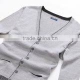 Men's Fine Cardigan Grey Kintwear thumbnail-2