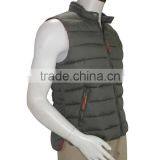 Men's Fashion Cold Weather Winter Sleeveless Puffy Vest High Neck Hooded thumbnail-2
