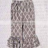 China Product and Low Price Wholesale Best Selling Boutique Cotton Ruffle Pants for Baby Kids for Spring and Autumn Wearing thumbnail-5