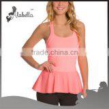 Breathable Wicking Four Way Stretch Soft Yoga t Shirts for Women thumbnail-1