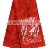 High Quality Embroidery French Lace Fabric FL1186-2 thumbnail-5