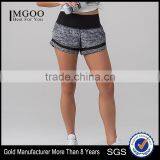 MGOO Popular Latest Design Women Shorts Elastic Waist Running Wear Sport Pants With Streamlined Pocket thumbnail-1